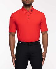 NEW PXG Male BP Signature Polo - Red (Athletic Fit, Asian Cut)