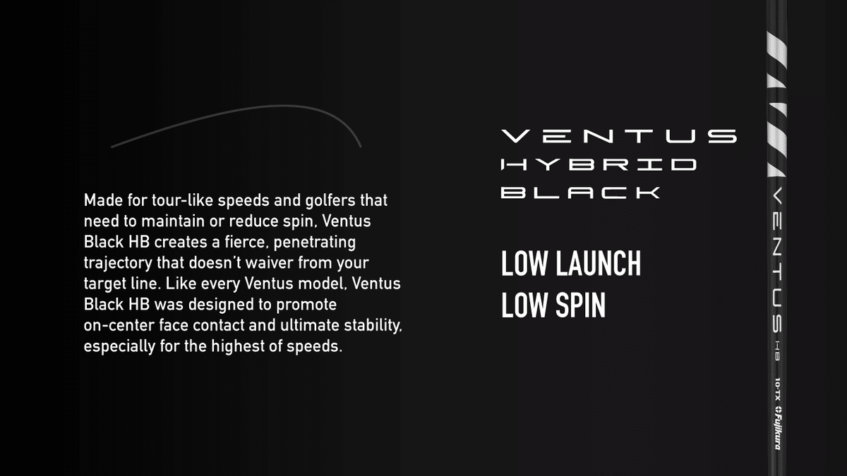Fujikura Ventus Black HB VELOCORE Shaft