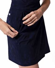 NEW PXG Female Fairway Camo Pleated Skirt - Navy (Athletic Fit, Asian Cut)