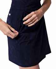 NEW PXG Female Fairway Camo Pleated Skirt - Navy (Athletic Fit, Asian Cut)