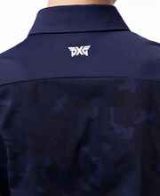 NEW PXG Female Fairway Camo Polo - Navy (Athletic Fit, Asian Cut)