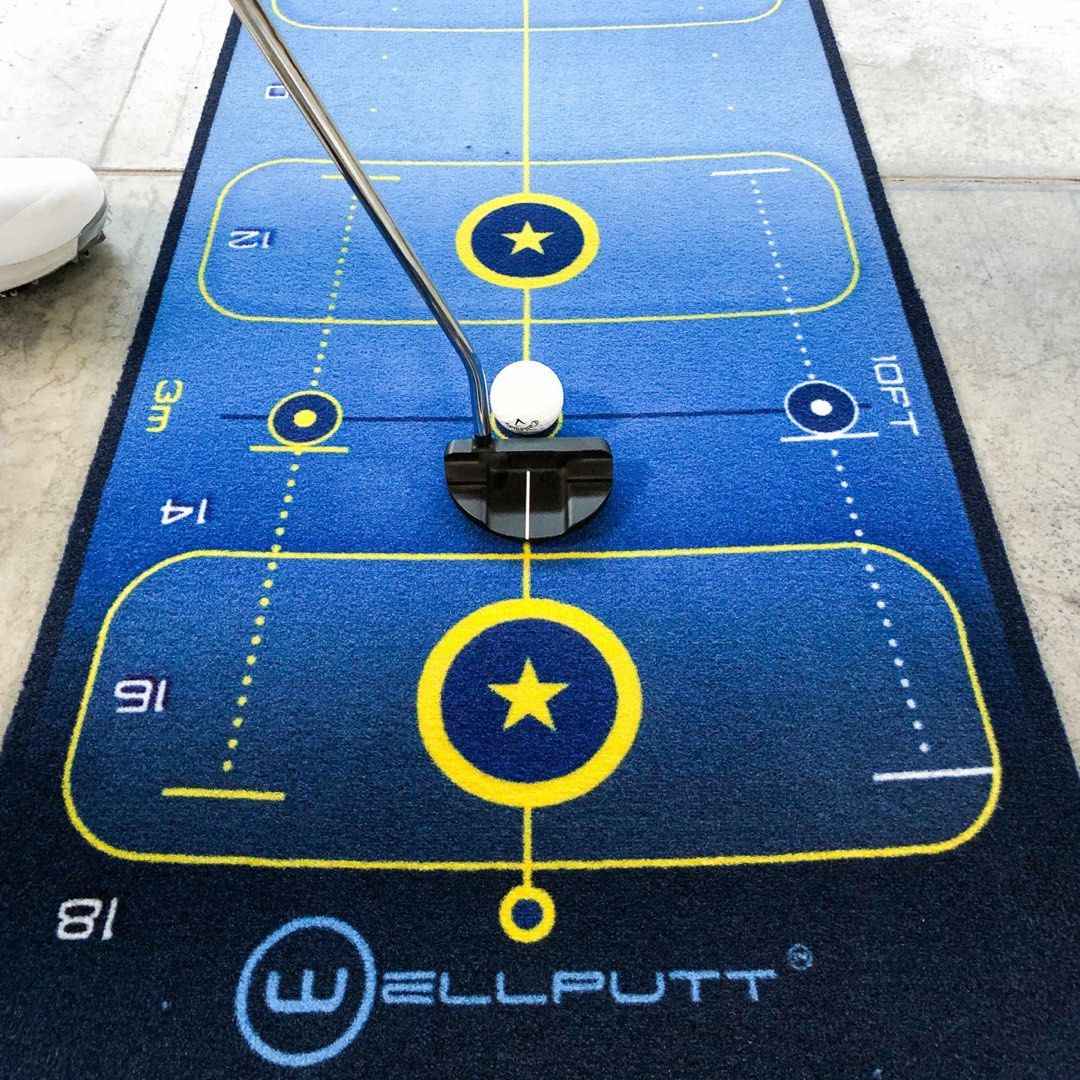 NEW WellPutt 4m Putting Mat - Europe Edition Putting Mat + Manual + Box
