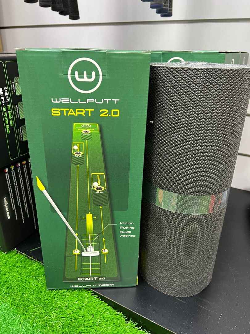 NEW WellPutt Start 2.0 (3M) Putting Mat + Manual + Box