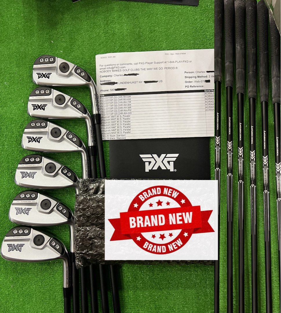 NEW PXG GEN5 0311XP (5-P) Chrome Forged & Milled Irons [6 Pieces 