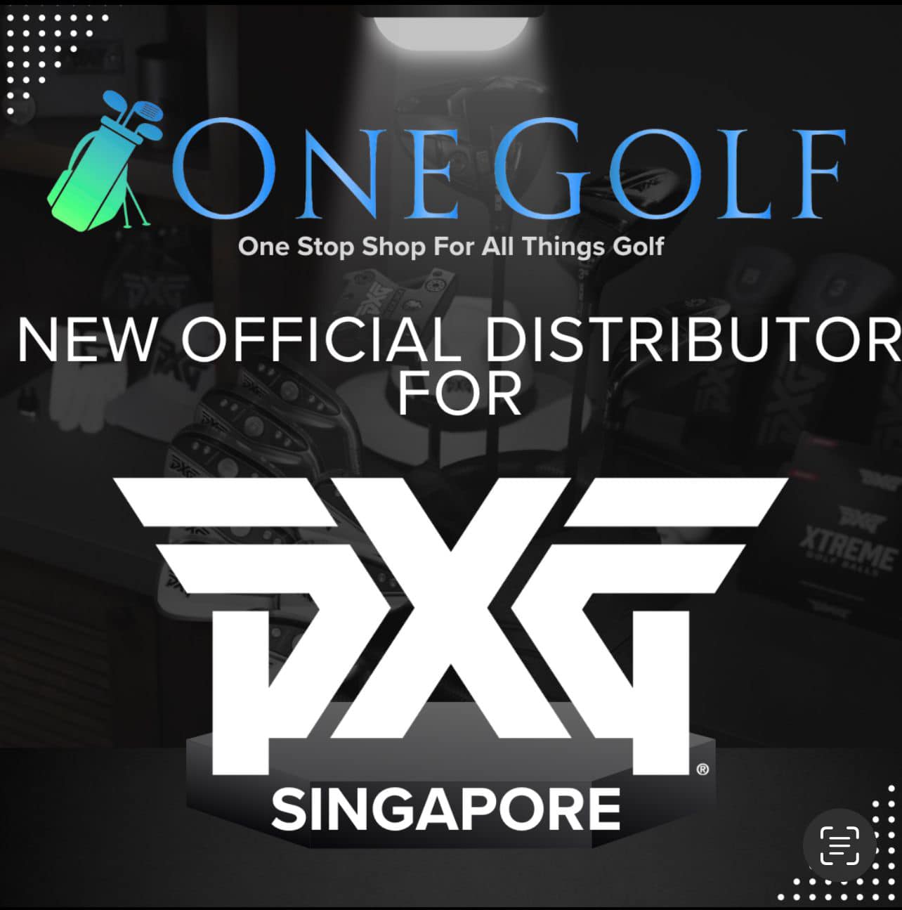 NEW PXG Hybrid Stand Bag (Black/ White)