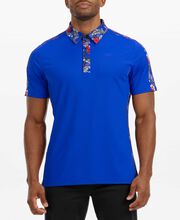 NEW Limited Edition PXG MALE Aloha 24 Polo - BLUE (Athletic Fit, Asian Cut)