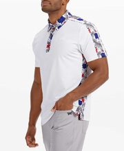 NEW Limited Edition PXG MALE Aloha 24 Polo - WHITE (Athletic Fit, Asian Cut)
