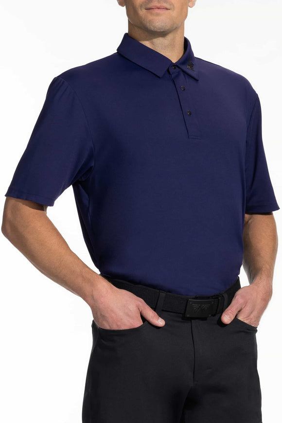 NEW PXG MALE BP SIGNATURE POLO - NAVY (Athletic Fit, Asian Cut)