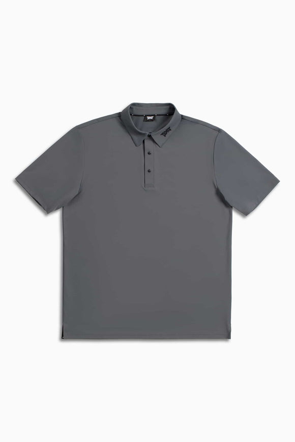 NEW PXG MALE BP SIGNATURE POLO - Charocal (Athletic Fit, Asian Cut)