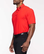 NEW PXG Male BP Signature Polo - Red (Athletic Fit, Asian Cut)