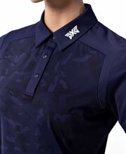 NEW PXG Female Fairway Camo Polo - Navy (Athletic Fit, Asian Cut)