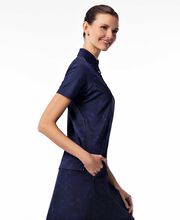 NEW PXG Female Fairway Camo Polo - Navy (Athletic Fit, Asian Cut)