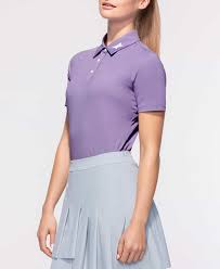 NEW PXG Female RP Signature Polo - Purple (Athletic Fit, Asian Cut)