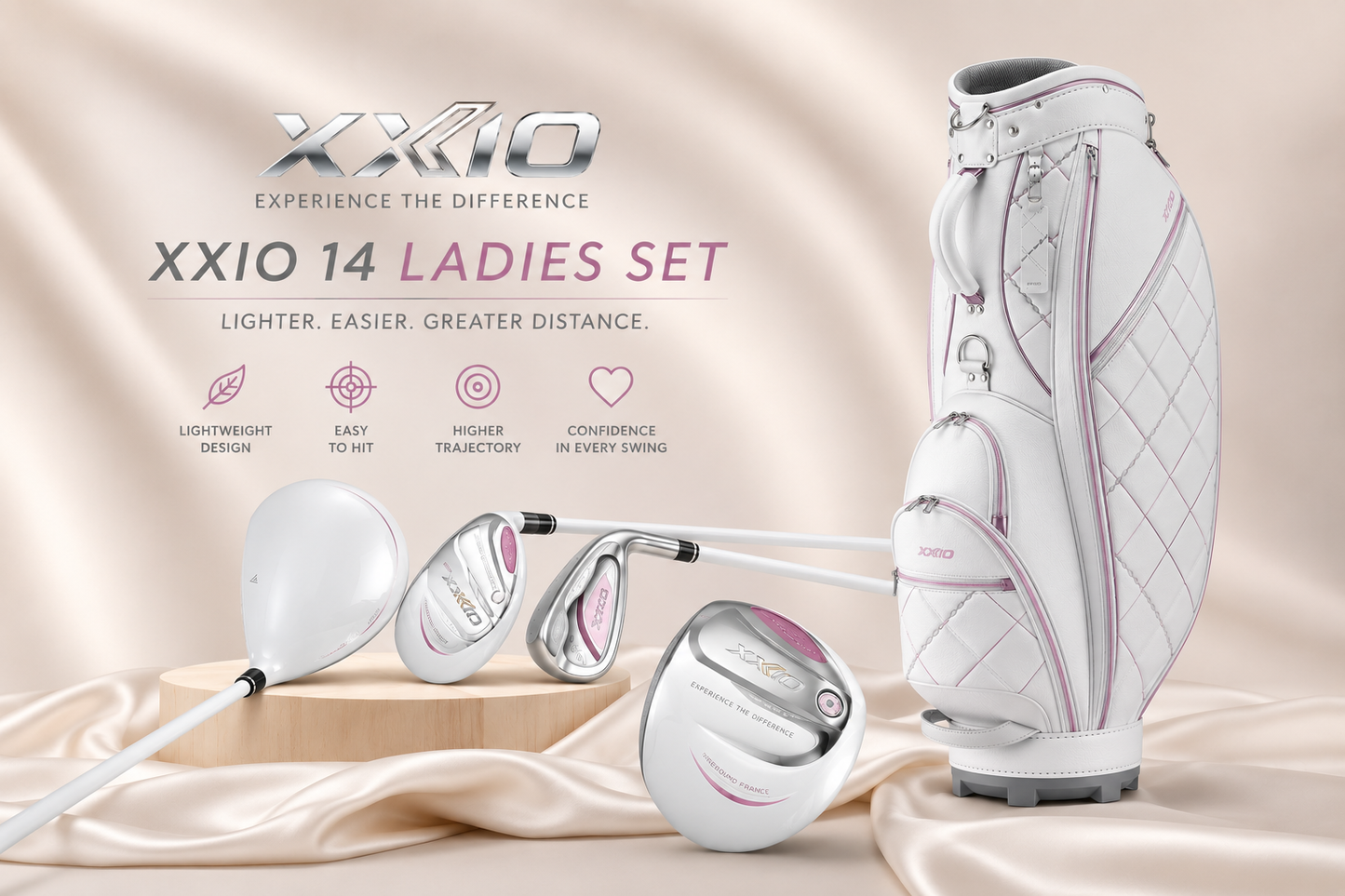XXIO 14 Ladies Pink Set