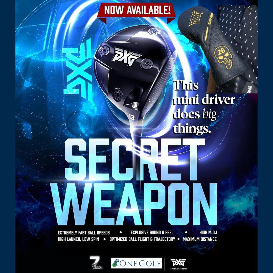 NEW 2025 PXG Secret Weapon Mini Driver (13deg)