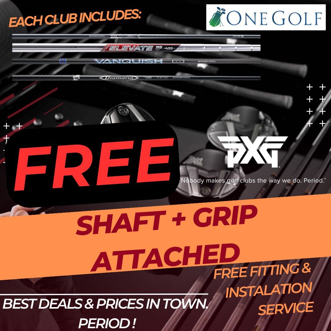 NEW PXG 0311 3X Forged Wedges [FREE Shaft + PXG Grip]