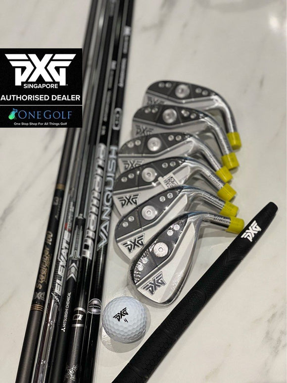 NEW PXG GEN6 0311 XP/P 2-Tone Chrome Irons [FREE Shaft + PXG Grip]