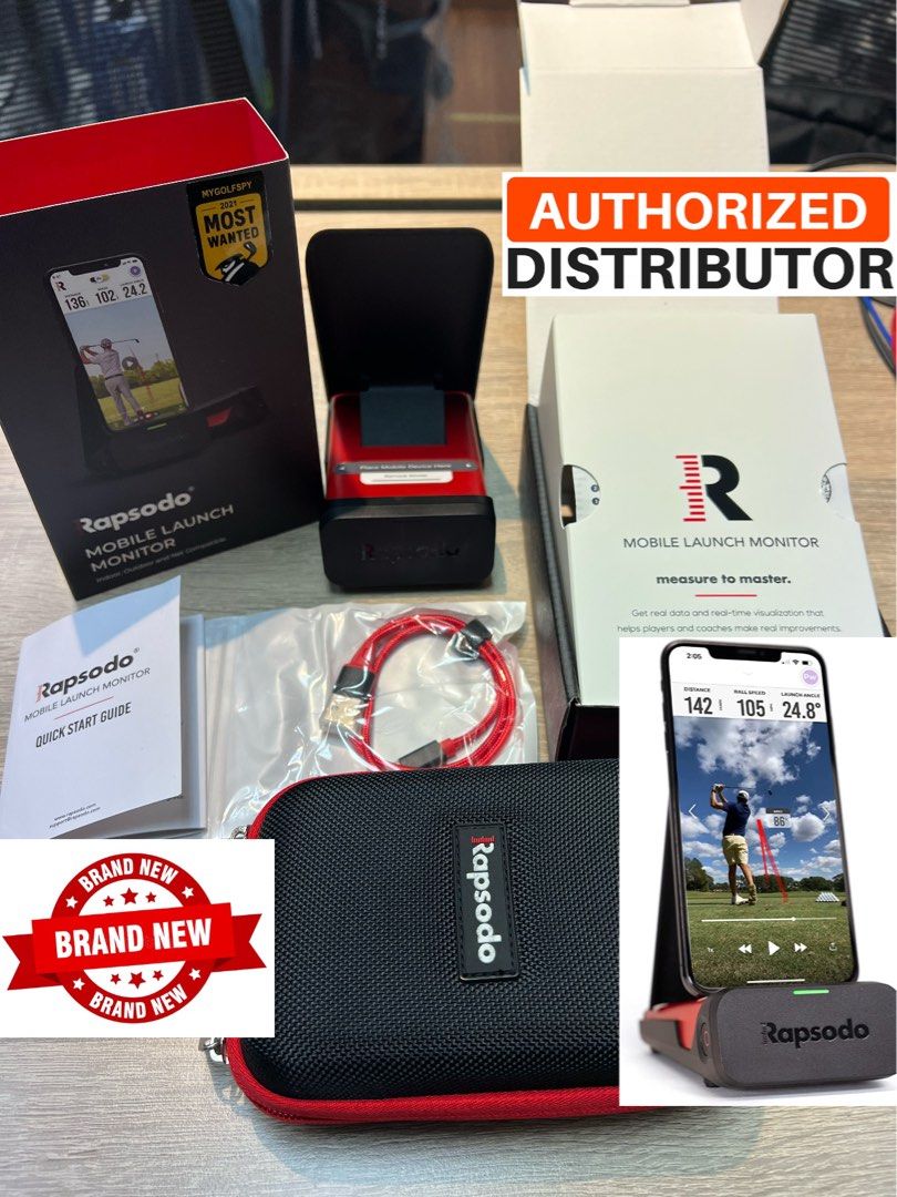 NEW Rapsodo MLM Golf Launch Monitor + Warranty