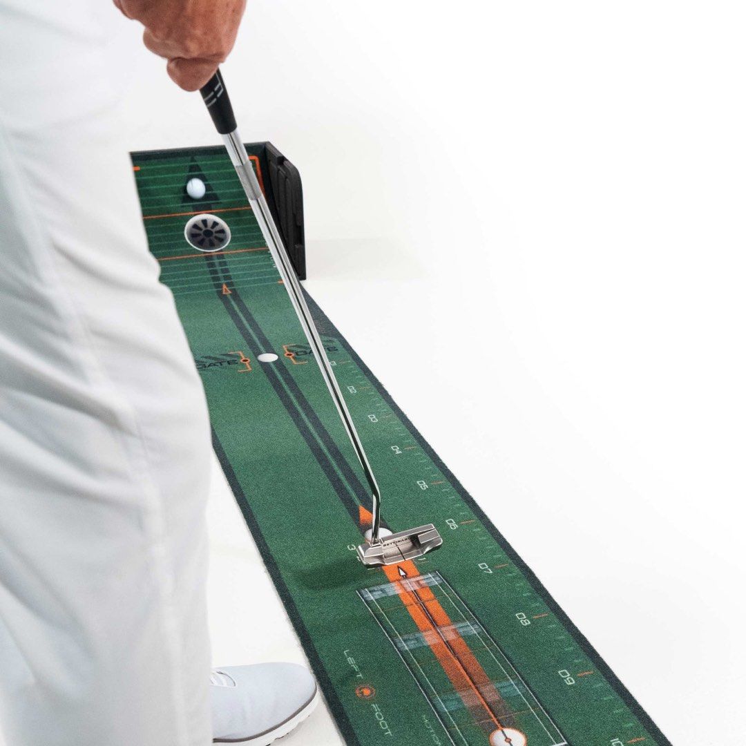 NEW StrokeMaster WellPutt Putting Set - 8.2ft Putting Mat + Manual + Box