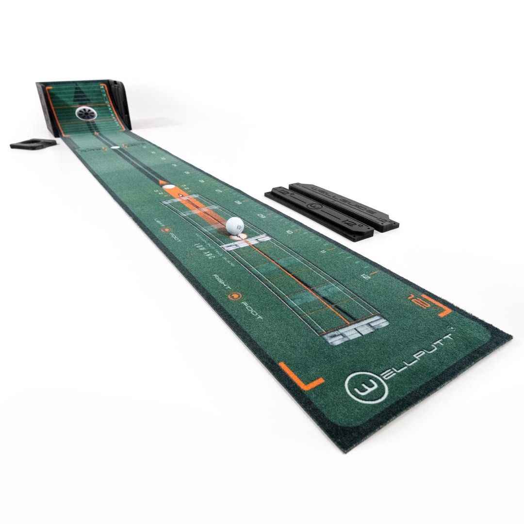 Putting Box NEW StrokeMaster WellPutt Putting Set - 8.2ft Putting Mat + Manual + B ...