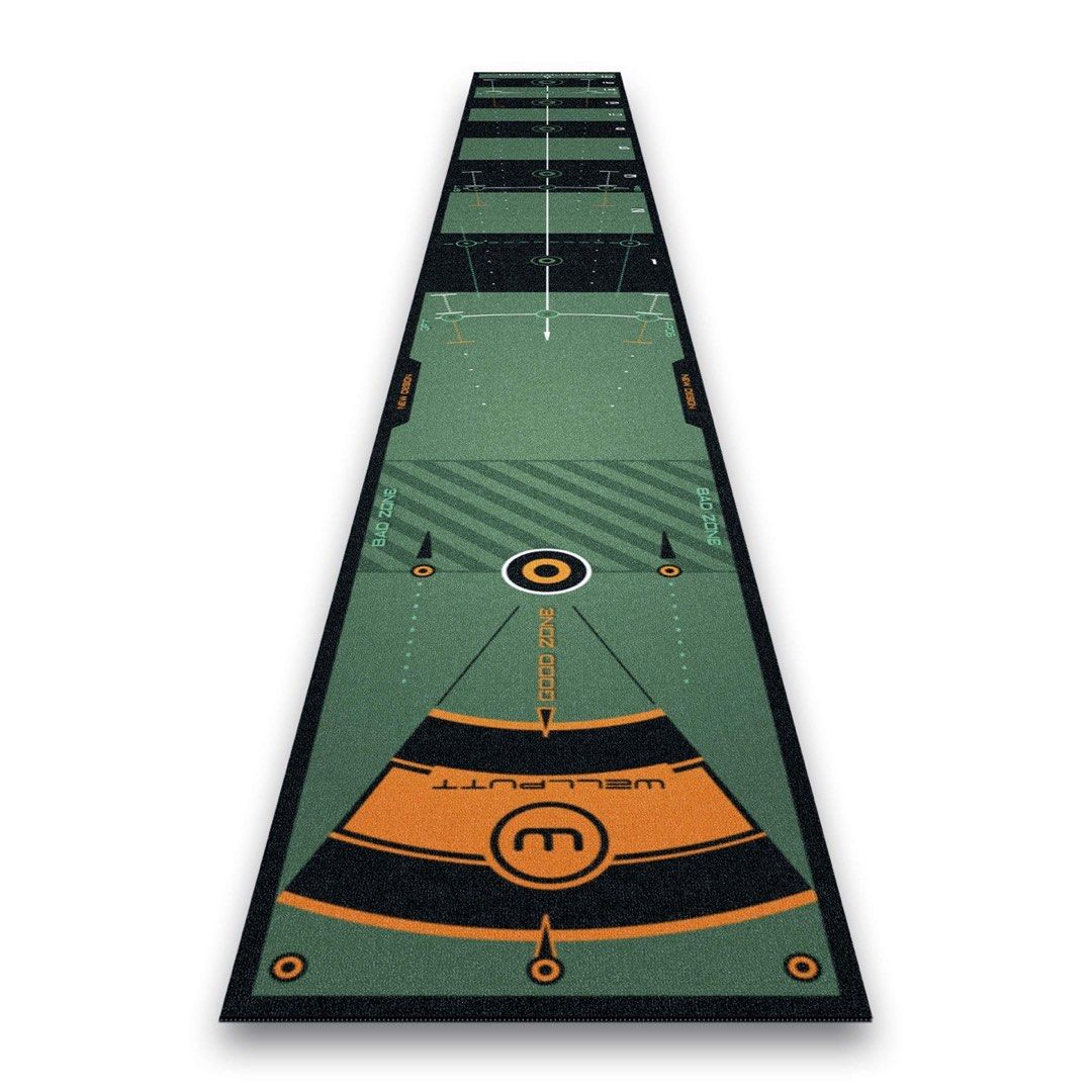 NEW WellPutt 4m Putting Mat - Classic (GREEN) Putting Mat + Manual + Box
