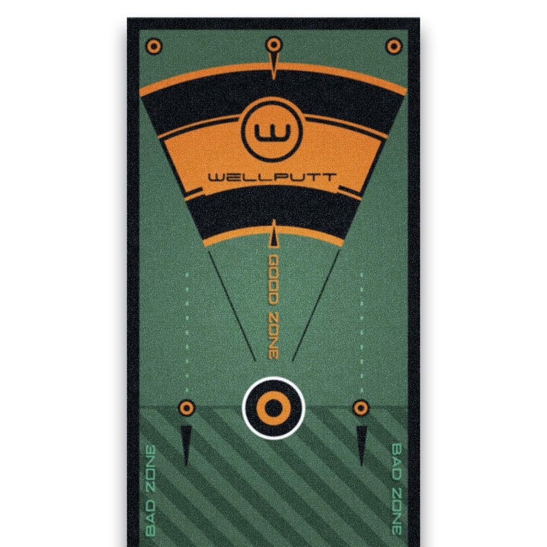 NEW WellPutt 4m Putting Mat - Classic (GREEN) Putting Mat + Manual + Box