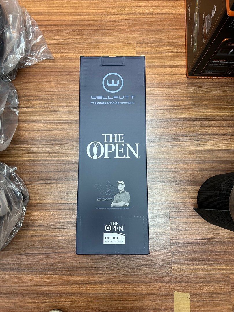 NEW WellPutt 4m Putting Mat - The Open Championship LIMITED EDITION Putting Mat + Manual + Box