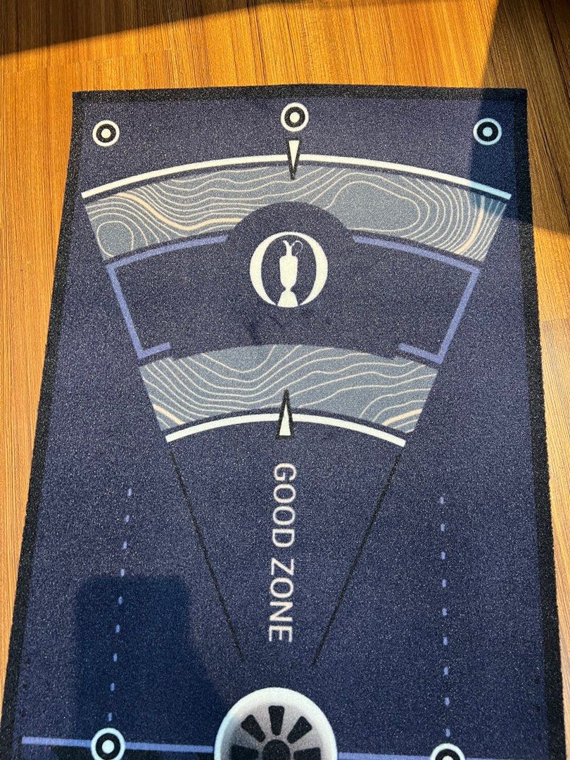★新品★WELLPUTT 4m BLACK／NEW DESIGN EDITION NEW WellPutt 4m Putting Mat - The Open Championship LIMITED