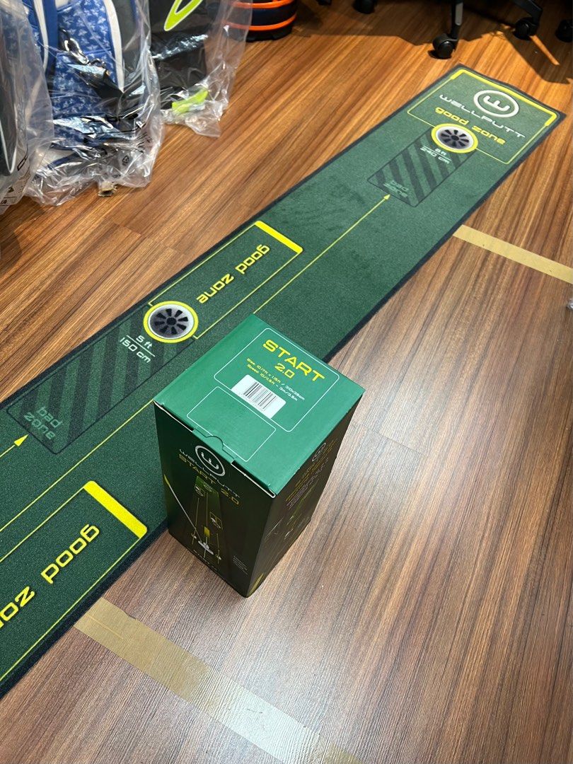 NEW WellPutt Start 2.0 (3M) Putting Mat + Manual + Box
