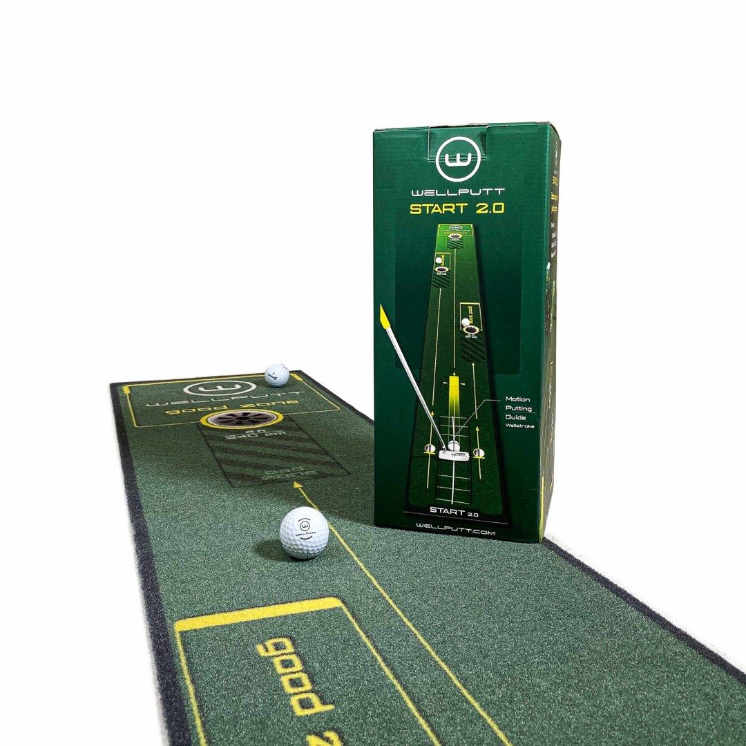 NEW WellPutt Start 2.0 (3M) Putting Mat + Manual + Box