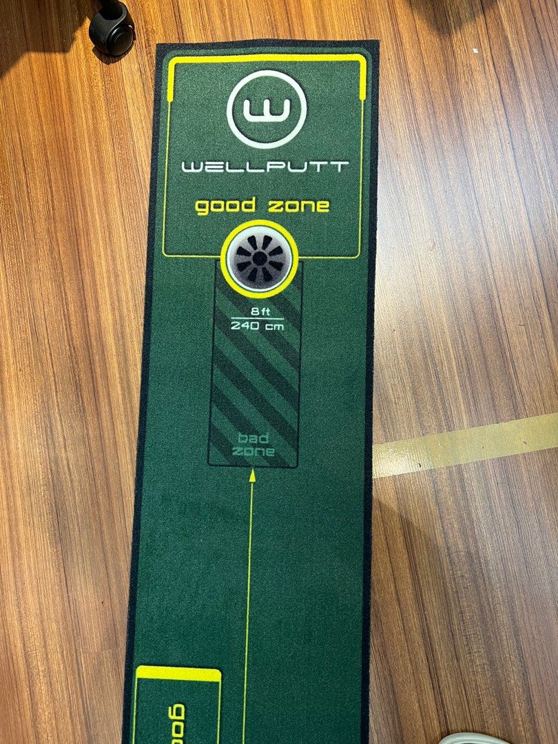 NEW WellPutt Start 2.0 (3M) Putting Mat + Manual + Box
