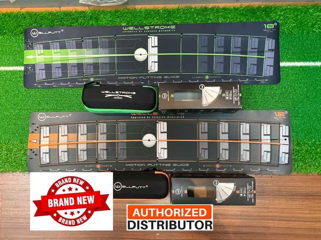 NEW WellPutt Wellstroke Mat (10ft/ 3M) + Pouch – onegolfsg