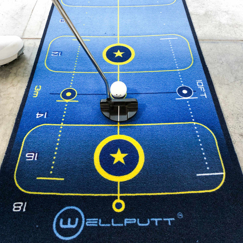 NEW WellPutt 4m Putting Mat - Europe Edition Putting Mat + Manual + Box