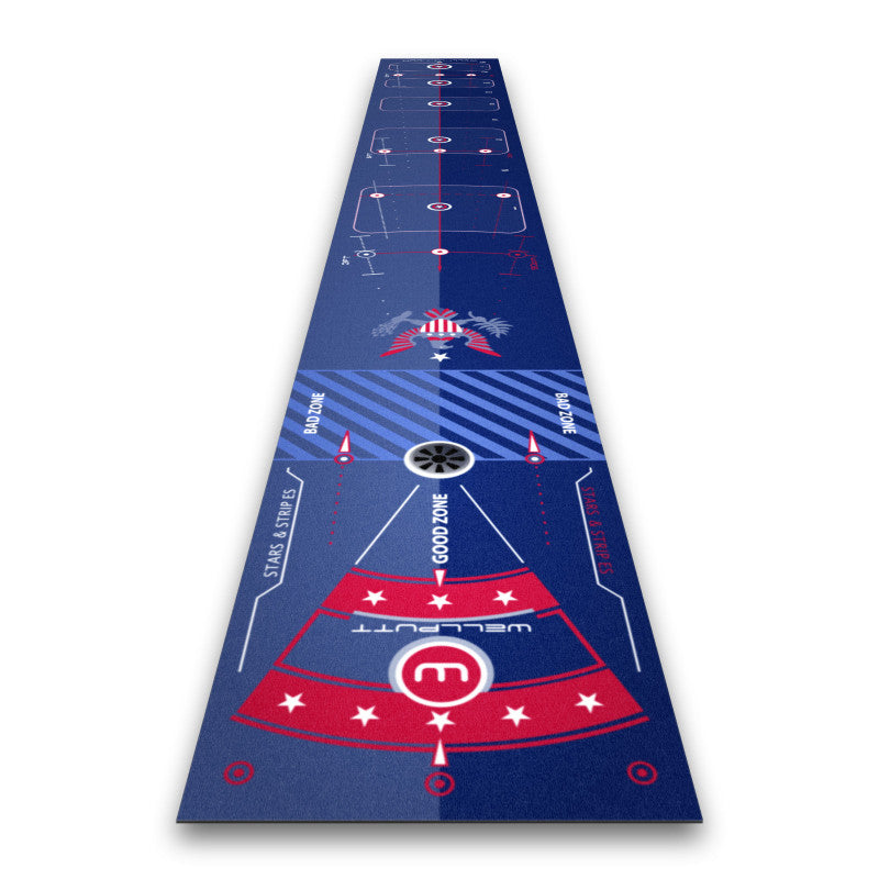 NEW WellPutt 4m Putting Mat - Stars & Stripes Edition  Putting Mat + Manual + Box