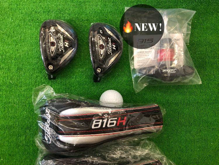 NEW LEFT HANDED Titleist 816 H1 19deg, 21deg 3/4 Hybrid Heads [LEFT HANDED GOLF CLUB]