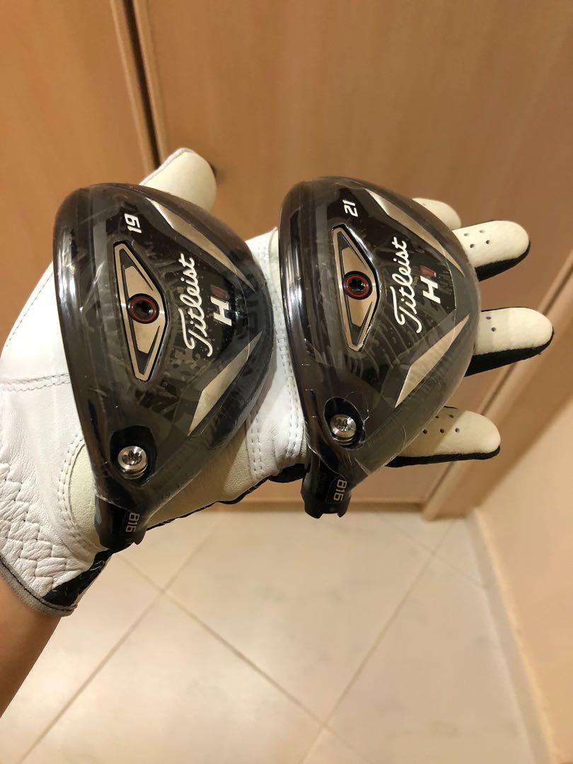 NEW LEFT HANDED Titleist 816 H1 19deg, 21deg 3/4 Hybrid Heads [LEFT HANDED GOLF CLUB]