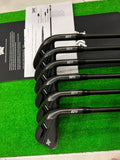 NEW PXG 0211 XCOR2 V3 Black Darkness Irons (5-W) [6 Pieces] (With Mitsubishi MMT 70 Regular Flex graphite shafts) [RIGHT HANDED GOLF CLUB]