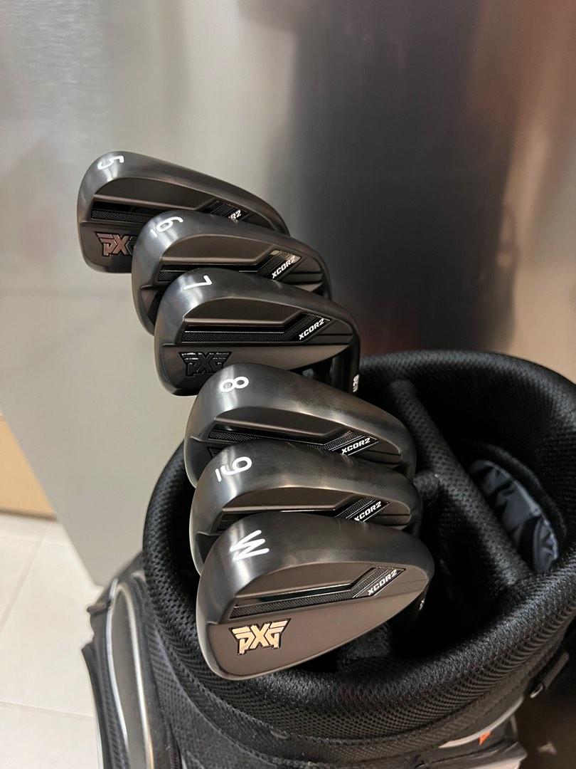 NEW PXG 0211 XCOR2 V3 Black Darkness Irons (5-W) [6 Pieces] (With