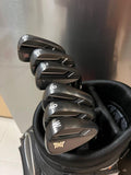 NEW PXG 0211 XCOR2 V3 Black Darkness Irons (5-W) [6 Pieces] (With Mitsubishi MMT 70 Regular Flex graphite shafts) [RIGHT HANDED GOLF CLUB]