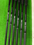 NEW PXG 0211 XCOR2 V3 Black Darkness Irons (5-W) [6 Pieces] (With Mitsubishi MMT 70 Regular Flex graphite shafts) [RIGHT HANDED GOLF CLUB]