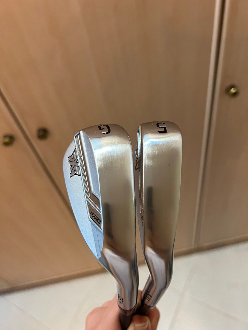NEW PXG 0211 XCOR2 V3 Chrome [5 Iron and Gap Wedge] (With Project X Cypher 60 5.5 Regular Flex Graphite Shaft) [RIGHT HANDED GOLF CLUB]
