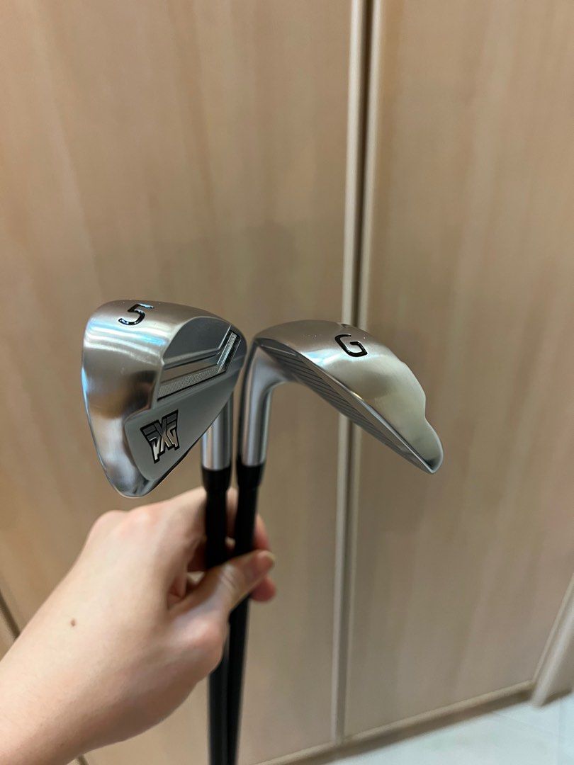NEW PXG 0211 XCOR2 V3 Chrome [5 Iron and Gap Wedge] (With Project X Cypher 60 5.5 Regular Flex Graphite Shaft) [RIGHT HANDED GOLF CLUB]