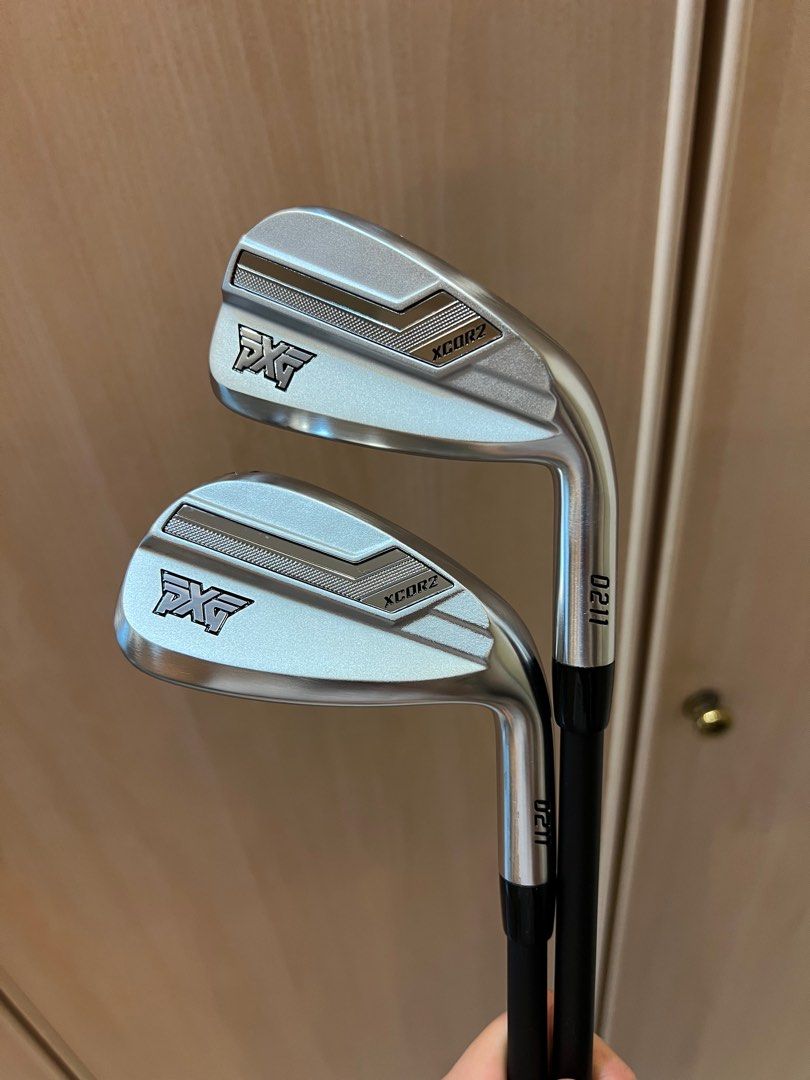 NEW PXG 0211 XCOR2 V3 Chrome [5 Iron and Gap Wedge] (With Project X Cypher 60 5.5 Regular Flex Graphite Shaft) [RIGHT HANDED GOLF CLUB]