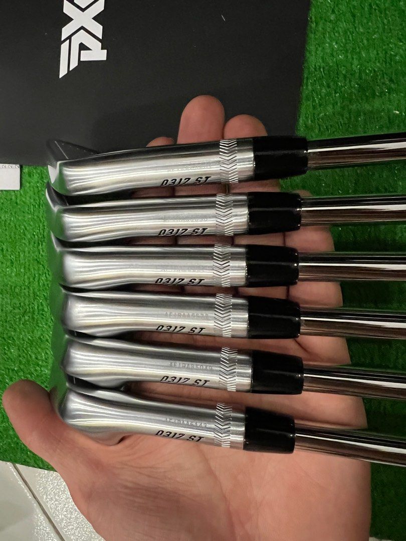NEW PXG 0317ST Triple Forged Milled Irons (5-P) [6 Pieces] (With Premium KBS Tour Lite Stiff Flex Steel Shafts) [RIGHT HANDED GOLF CLUB]