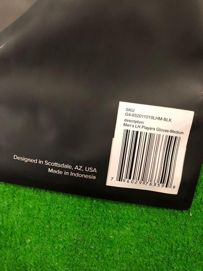 NEW PXG Black Leather Golf Glove (M Size)
