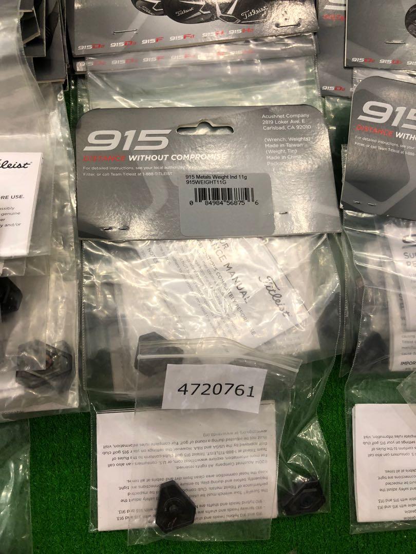 NEW Titleist Weights [915 Driver/ Fairway Wood/ Hybrid & 816 Hybrids], Footjoy Stealth SoftSpikes for Golf Shoes