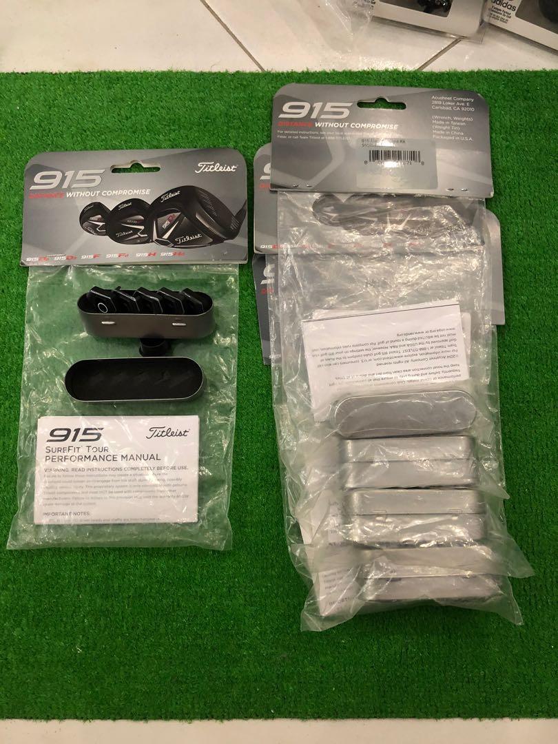 NEW Titleist Weights [915 Driver/ Fairway Wood/ Hybrid & 816 Hybrids], Footjoy Stealth SoftSpikes for Golf Shoes