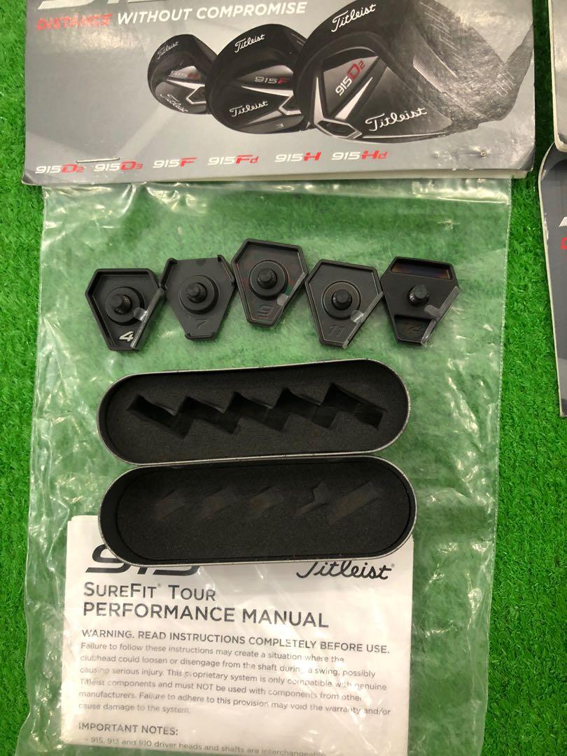 NEW Titleist Weights [915 Driver/ Fairway Wood/ Hybrid & 816 Hybrids], Footjoy Stealth SoftSpikes for Golf Shoes